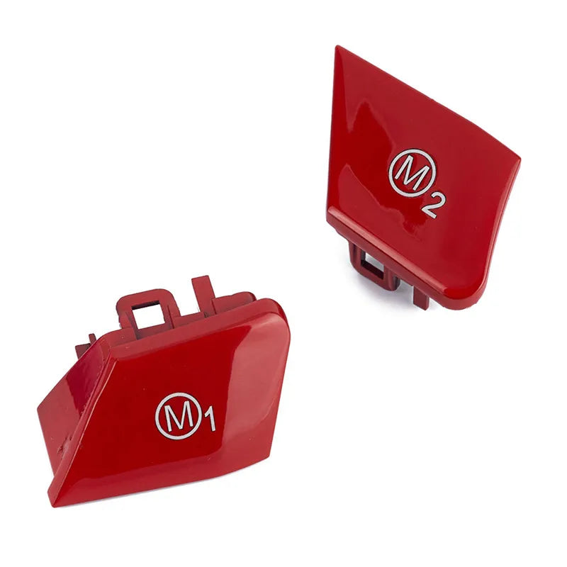 Car Steering Wheel M1 M2 Switch Replace Button Cover Trim Fit For BMW F20 F22 F30 F32 F36 F10 F12 F15 F16 M3 M4 M5 M6 X5M X6M