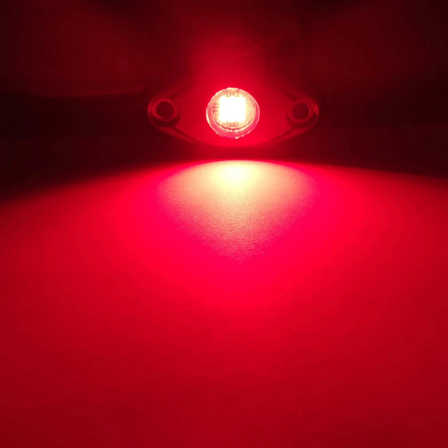 Waterproof 12V LED Rock Lights Kit Underbody Underglow Trail Rig Atmosphere Lamp for Car Truck ATV SUV Offroad Fender Neon Light