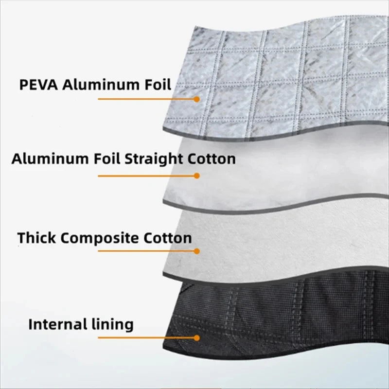 1Pc Brand new Car Windshield Snow Anti-UV Shield for Winter Car Cover Front Window Anti Ice Frost Outdoor Car Protection Cover