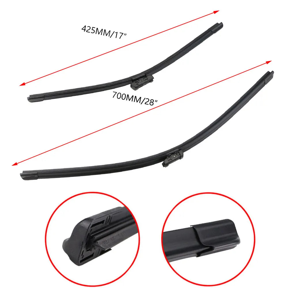 28+17" For Tesla Model 3 2018-2022 Car Accessories Front Windscreen Wiper Blade Brushes 2018 2019 2020 2021 2022
