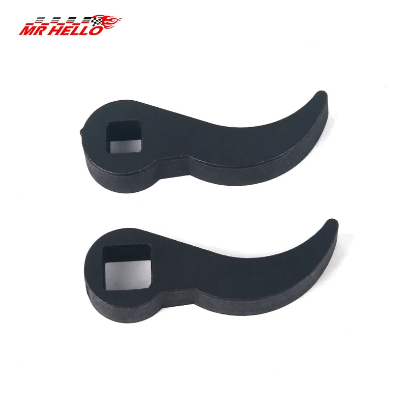 Crowbar Adapter Head 1/2inch or 3/8inch Ratchet Wrench Bullhorn Half Shaft Removal Tool Steel Pry Bar Hand Tools