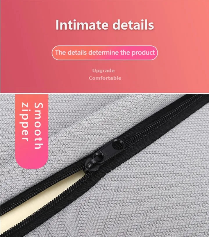 Memory Foam Car Seat Pillow Car Neck Pillow Protective Lumbar Back Support Breathable Car Headrest Cushion For Travel