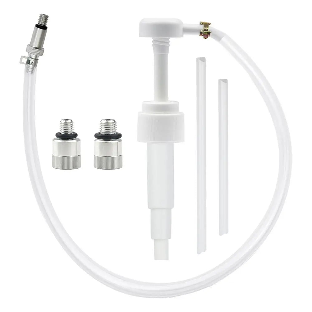 Lower Unit Gear Oil Pump with 3/8inch 8mm 10mm Adapters 1 Set for Standard Quart Bottles Mariner Outboards Motors