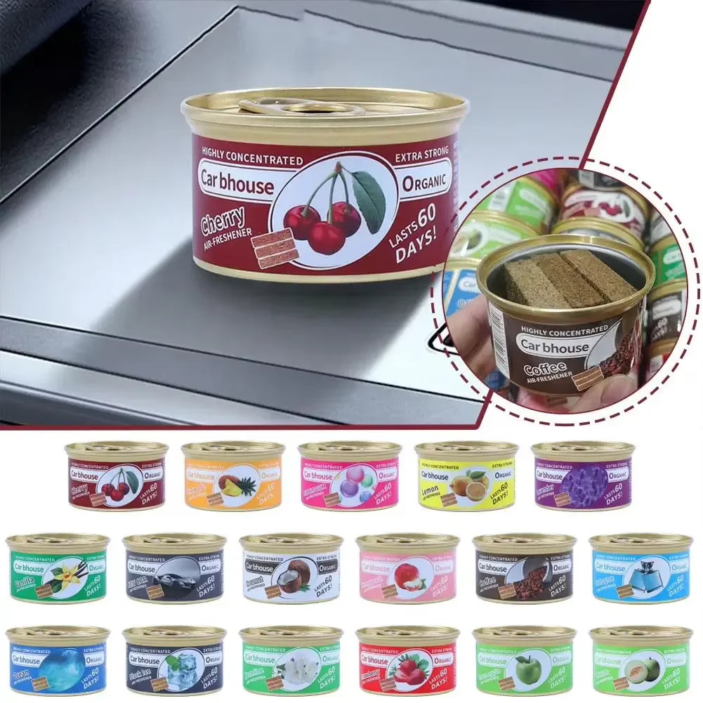 Car Air Fresheners Perfume Auto Supplies Canned Wood Blocks Coffee Flavor Explosion Car Foreign Aromatherapy Deodorant Supplies
