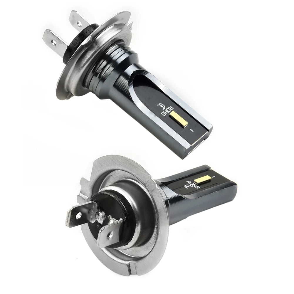 2pcs Auto LED Headlight CSP H7 LED Headlight Replace Xenon Hi/Low Kit Bulbs Beam 6000K Canbus Error Free 12V 24V Aluminum Alloy