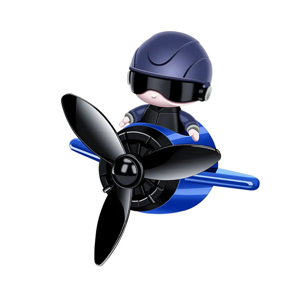 Car Air Freshener Aromatherapy Auto Accessories Interior Perfume Diffuser Creative Air Force Small Aircraft Cartoon Design