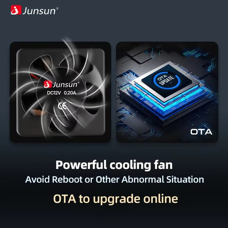 Junsun 7 9 10 inch Universal Car Radio Wireless CarPlay for Apple Android Auto 4G Car Intelligent Systems DSP IPS Touch Screen