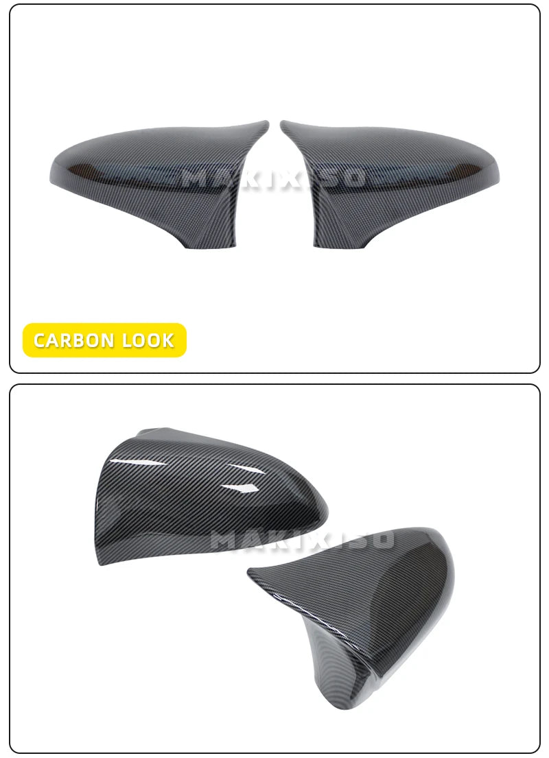 New 2x Rearview Mirror Cover Wing Side Mirror Cap for Lexus IS200 IS250 IS300 IS350 2013-2020 M Style Rear View Mirror Cover Cap