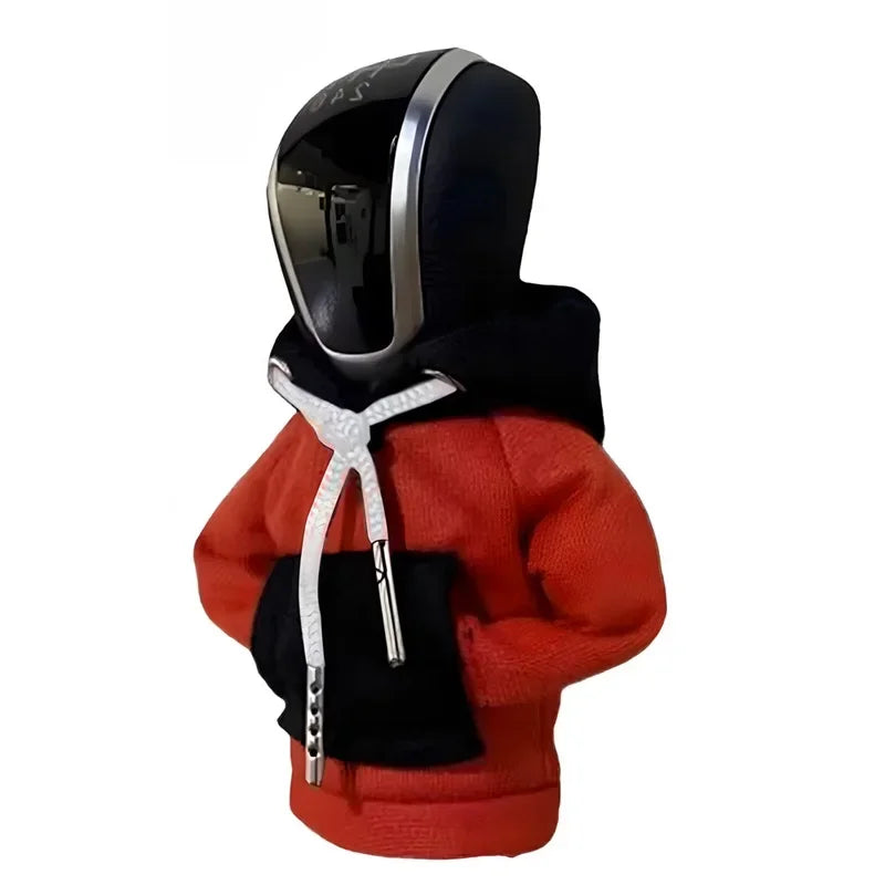 Hoodie Universal Car Shift Lever Interior Decor Gear Shift Hoodie Cover Shift Cover Gear Handle Decoration Fits Manual Automatic