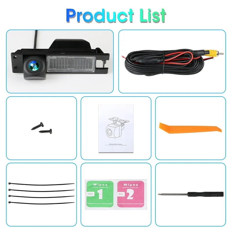 JMCQ AHD 1080P 175° Car Rear Camera Fisheye Lens With Bracket For Opel Astra H J Corsa D Meriva A Vectra C Zafira Insignia