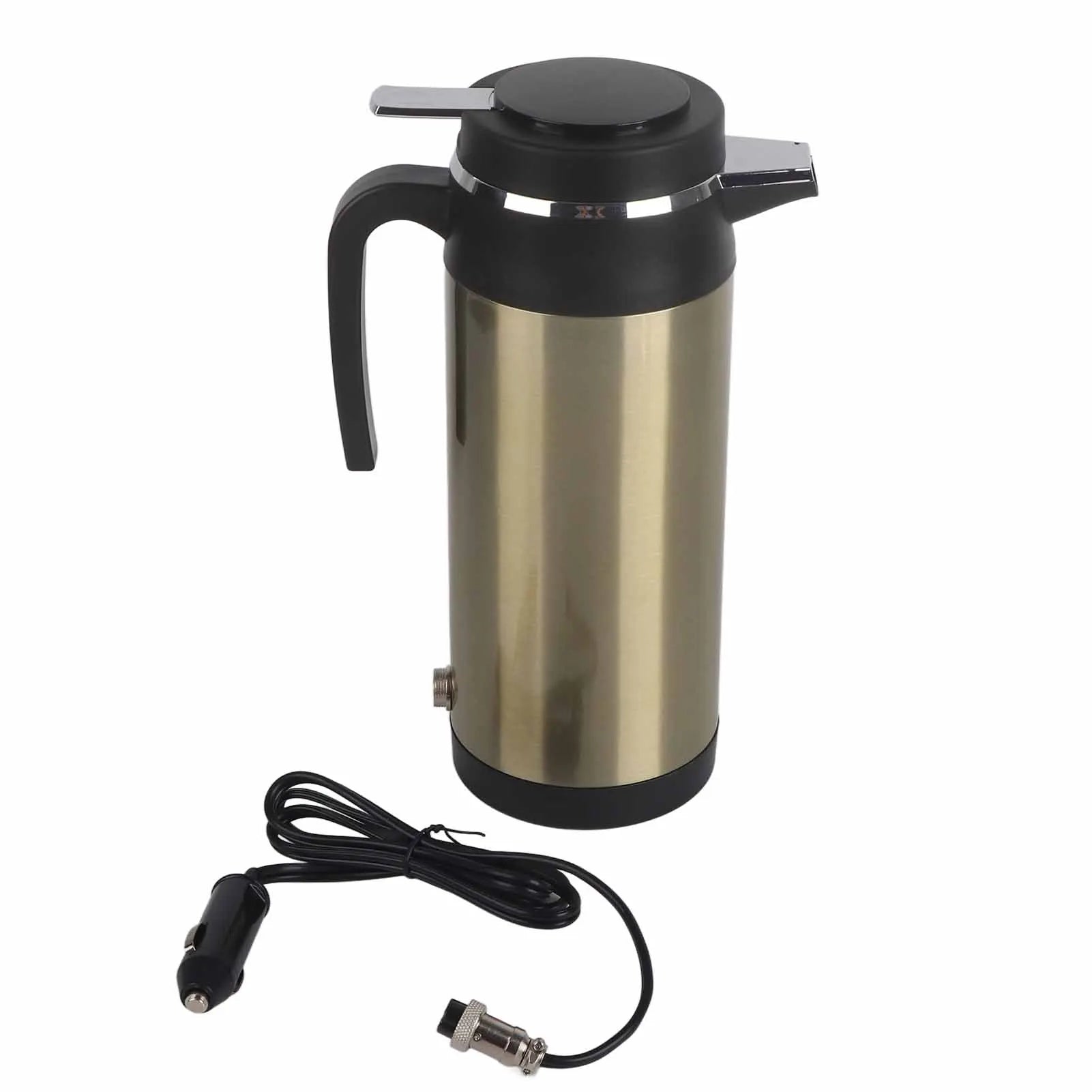 1000ML 12V/24V Stainless Steel Electric in Car Kettle Travel Thermoses Heating Water Bottle Electric in car Kettle in car Kettle