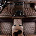 New 5Pcs Set PU Leather Car Floor Mats Waterproof Dust-Proof Auto Foot Pad Set Protector pads Fashion Car Interior Accessories