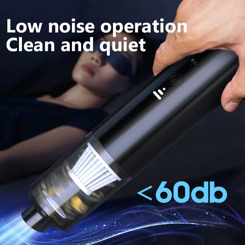Dust Collector Portable Car Vacuum Cleaner Powerful Suction Electric Wireless Smart Home Cleaning Car Vacuum Cleaner New